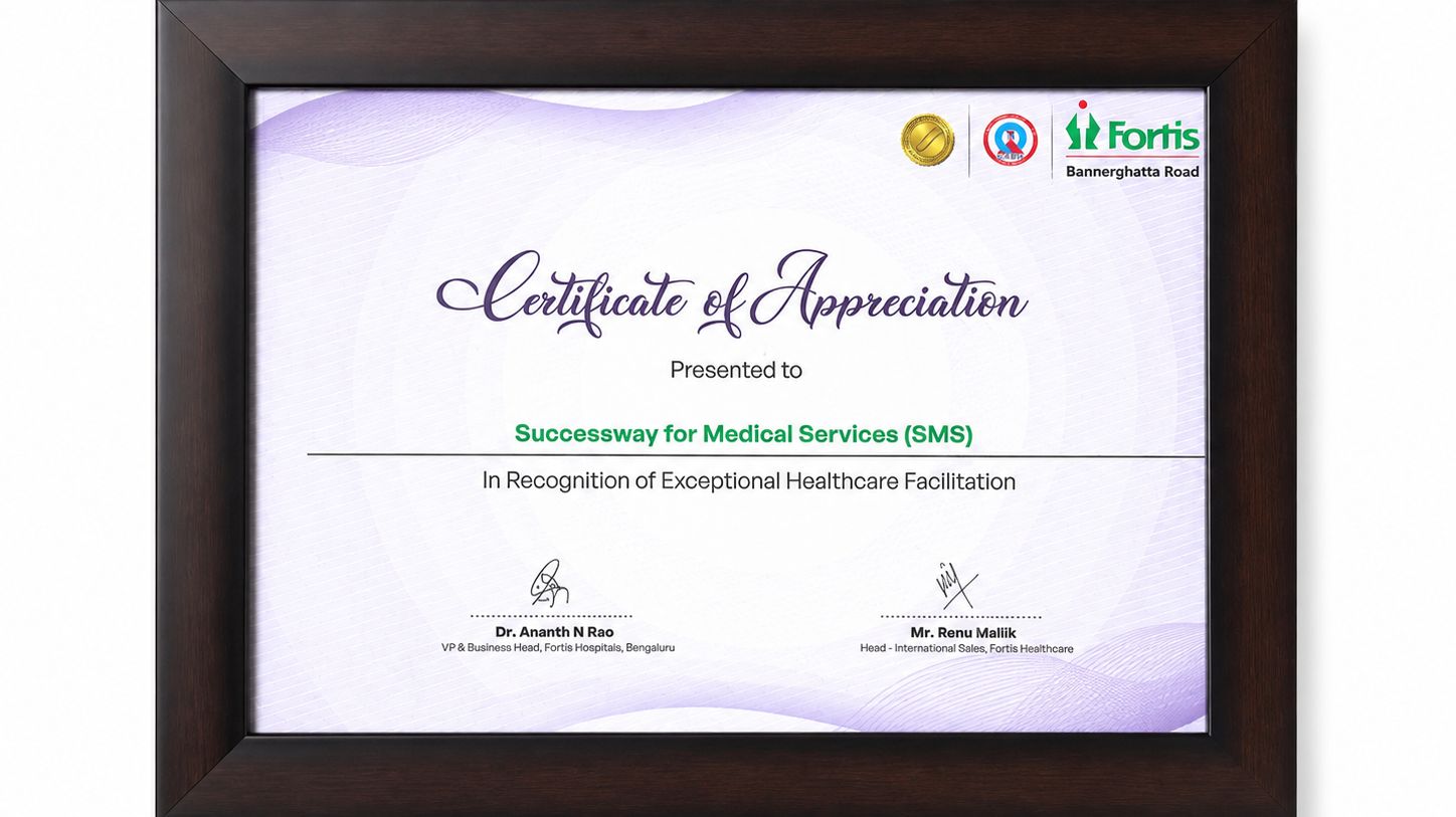Exceptional Healthcare Facilitation by Fortis Hospitals